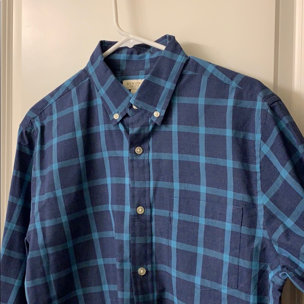 Sonoma Long sleeve Button-down Striped Shirt